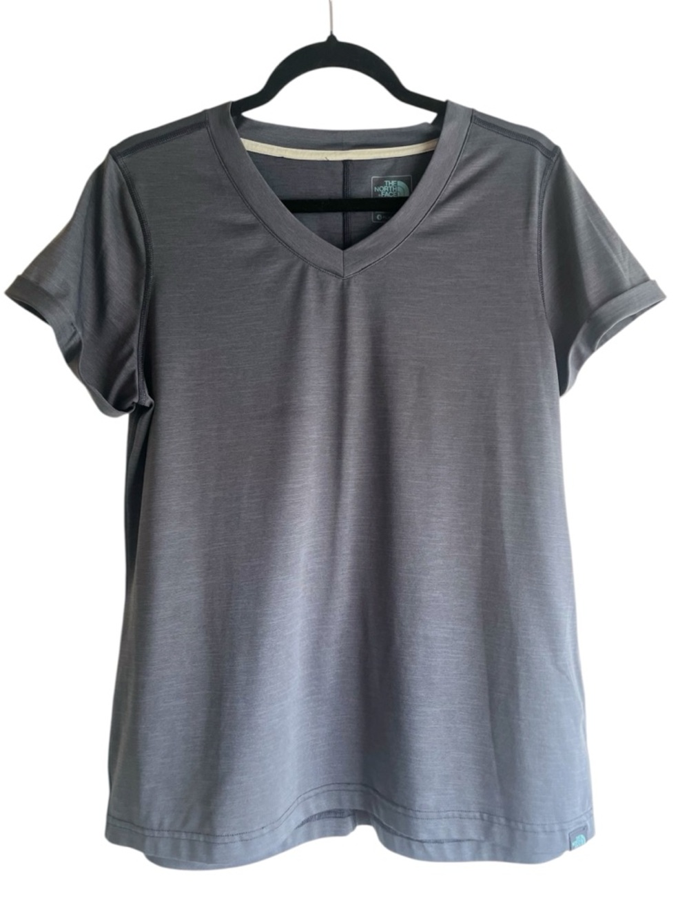 The North Face Women’s V-Neck Short Sleeve Tee - Gray